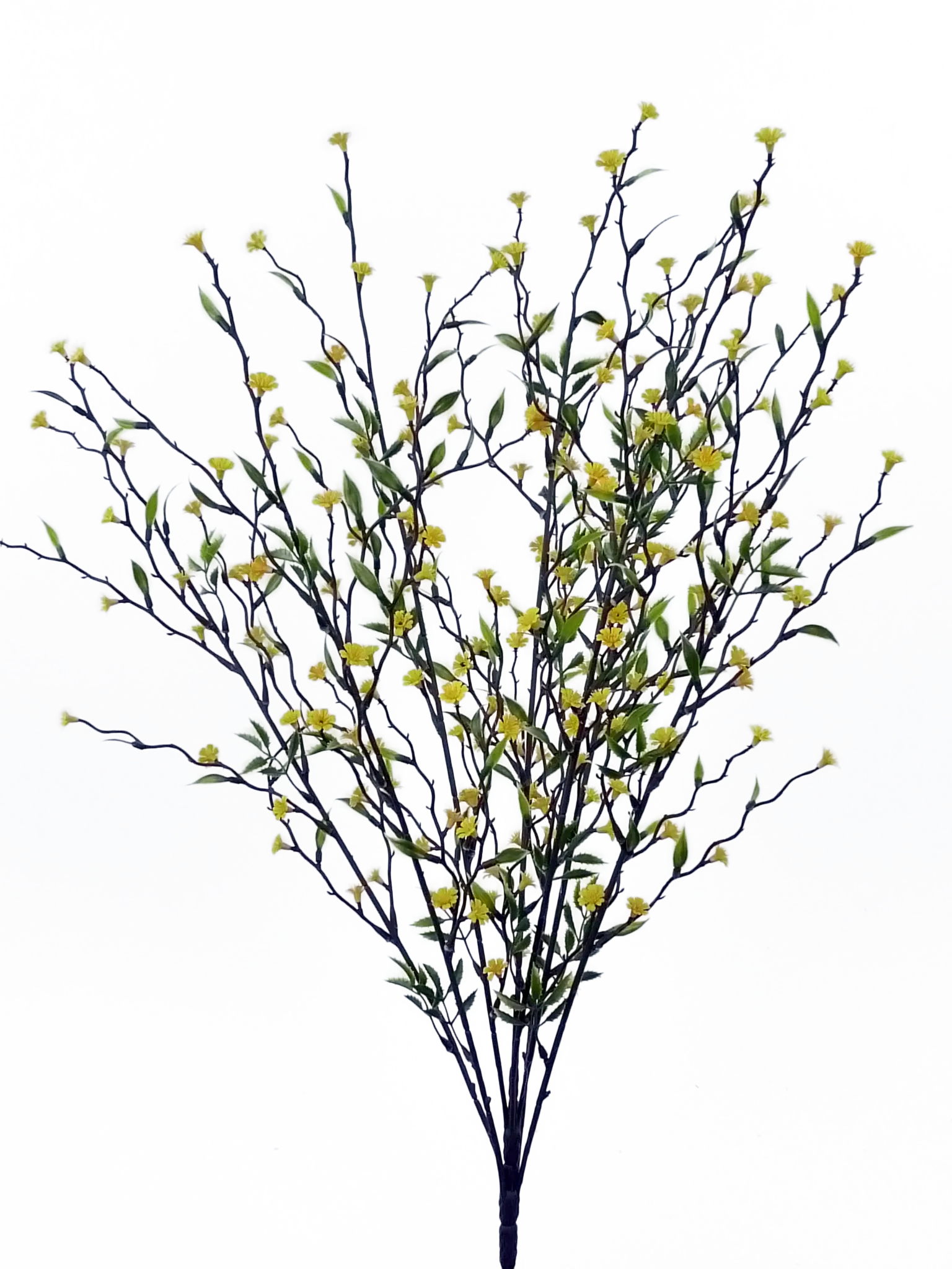 22" Yellow Twig Flower Spray 35070YW