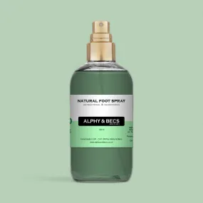 Antibacterial Deodorizing Foot Spray With Witch Hazel Water
