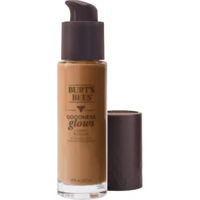 BURT'S BEES - Goodness Glows Liquid Foundation, Rich Caramel - 1 fl. oz. (29.5 ml)