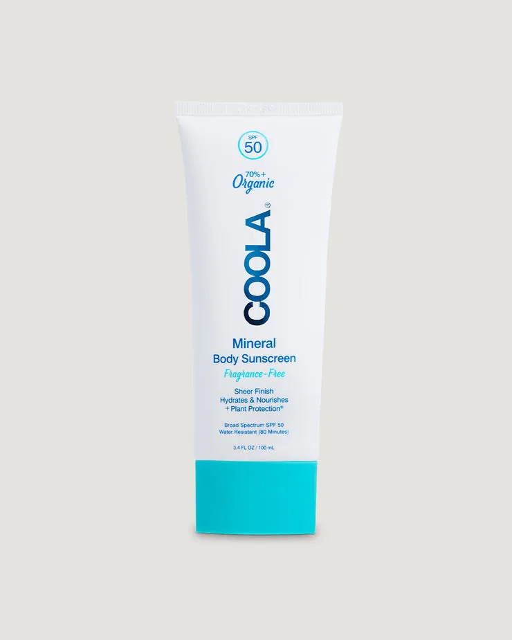 COOLA Mineral Body Sunscreen Lotion SPF50 (Fragrance Free)