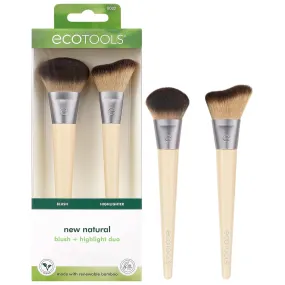 ECOTOOLS new natural blush   highlight duo مجموعة اساسيات فرش المكياج من ايكو تولز