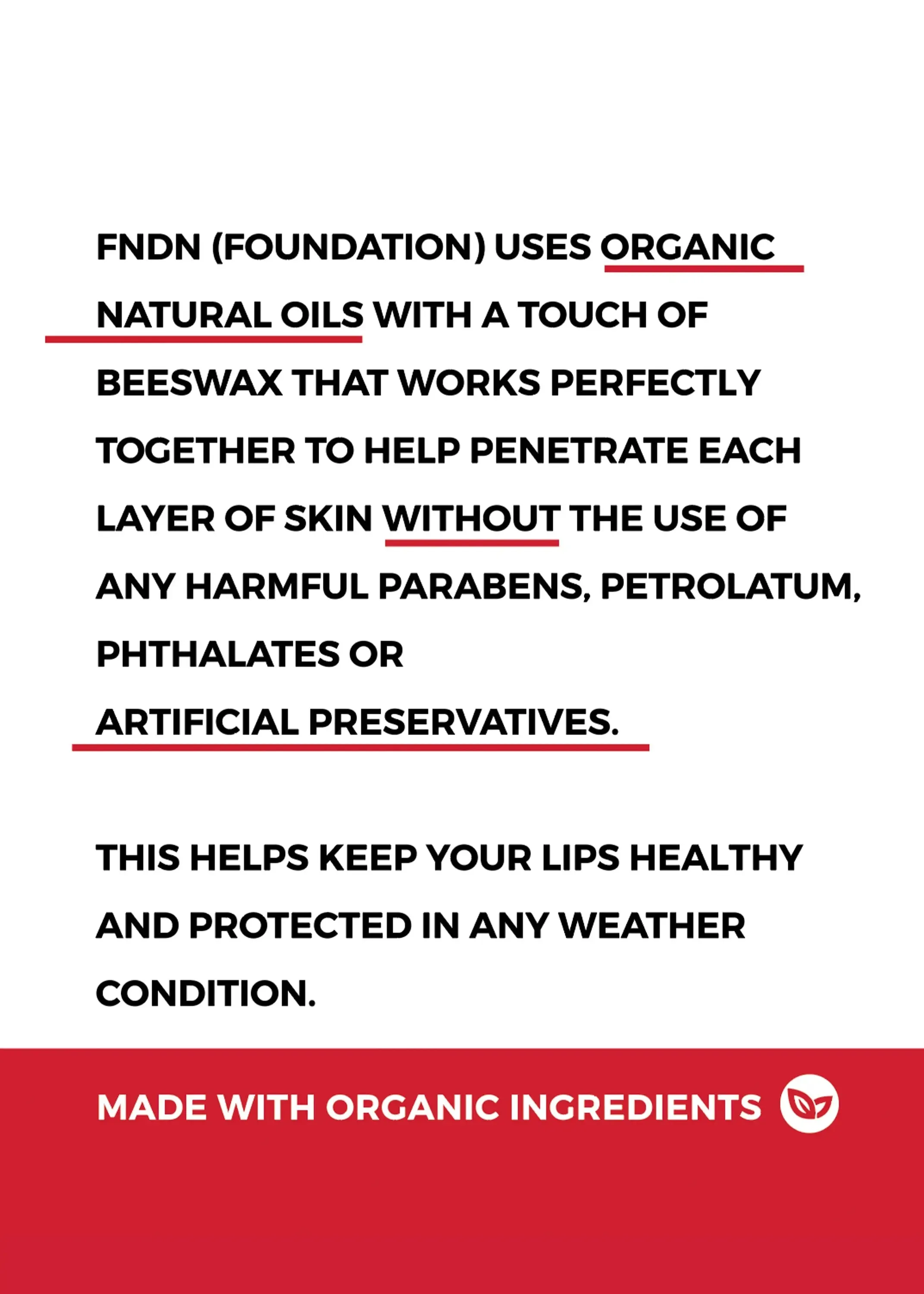 FNDN Lip Therapy - Blackberry Pomegranate / 3-Pack