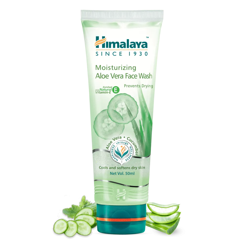HIMALAYA MOISTURIZING ALOE VERA FACE WASH