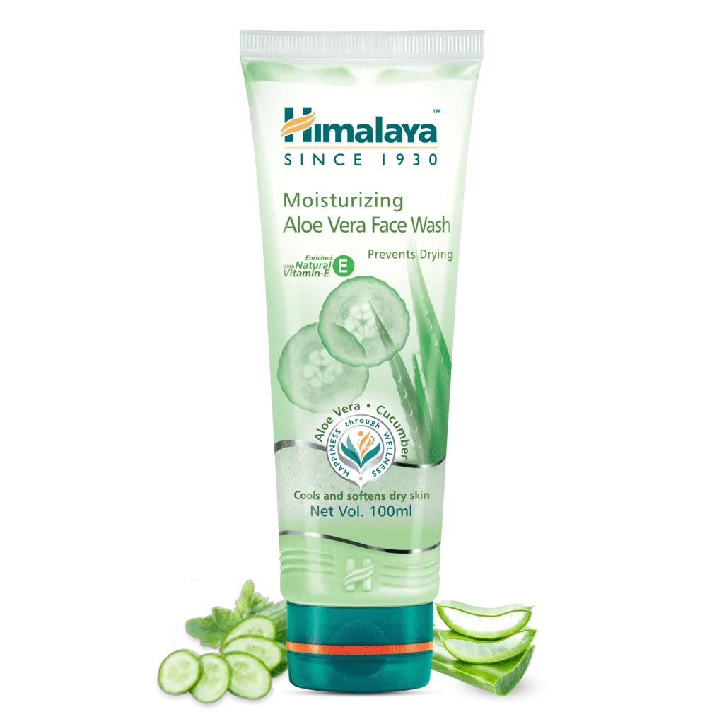HIMALAYA MOISTURIZING ALOE VERA FACE WASH