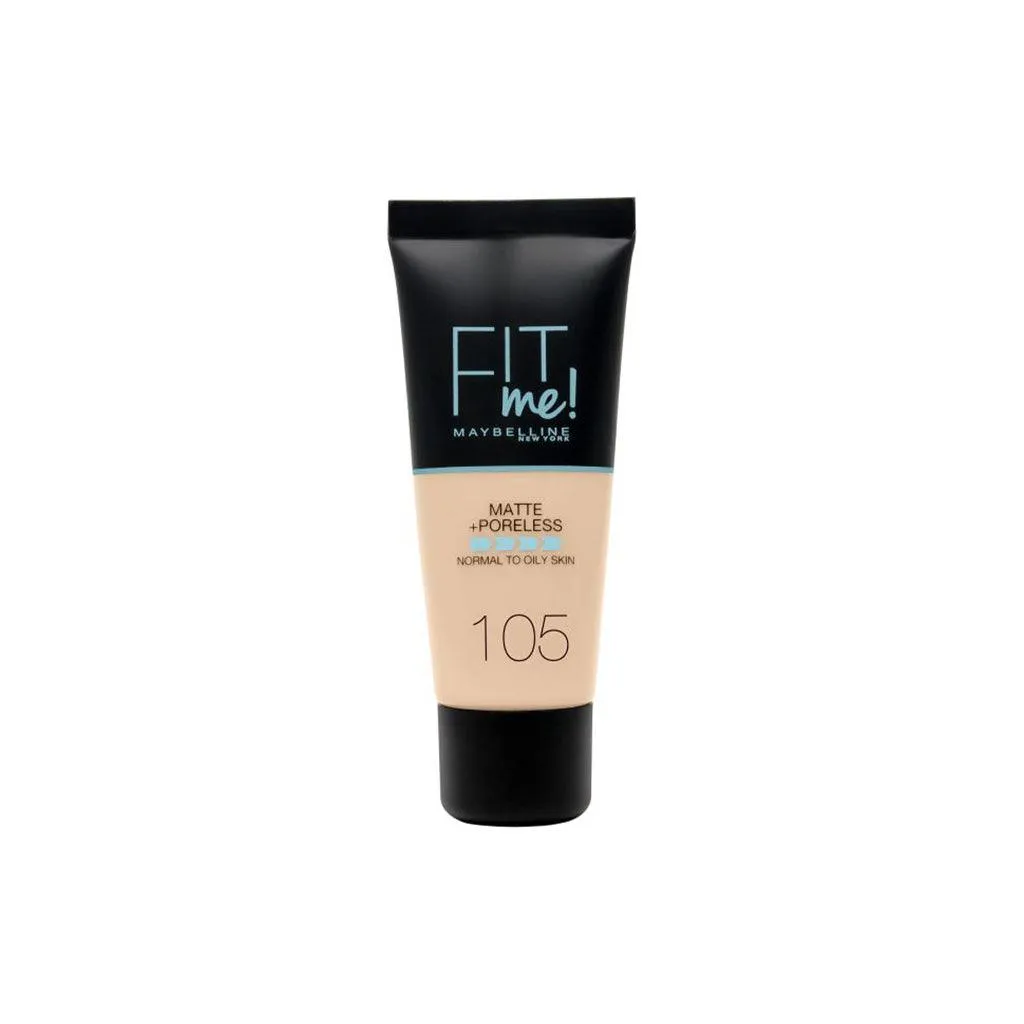 Maybelline NewYork Fit Me Matte & Poreless Foundation 105 Natural Ivory