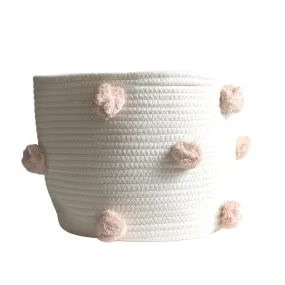 Medium Pom Pom Basket (Click for colors)