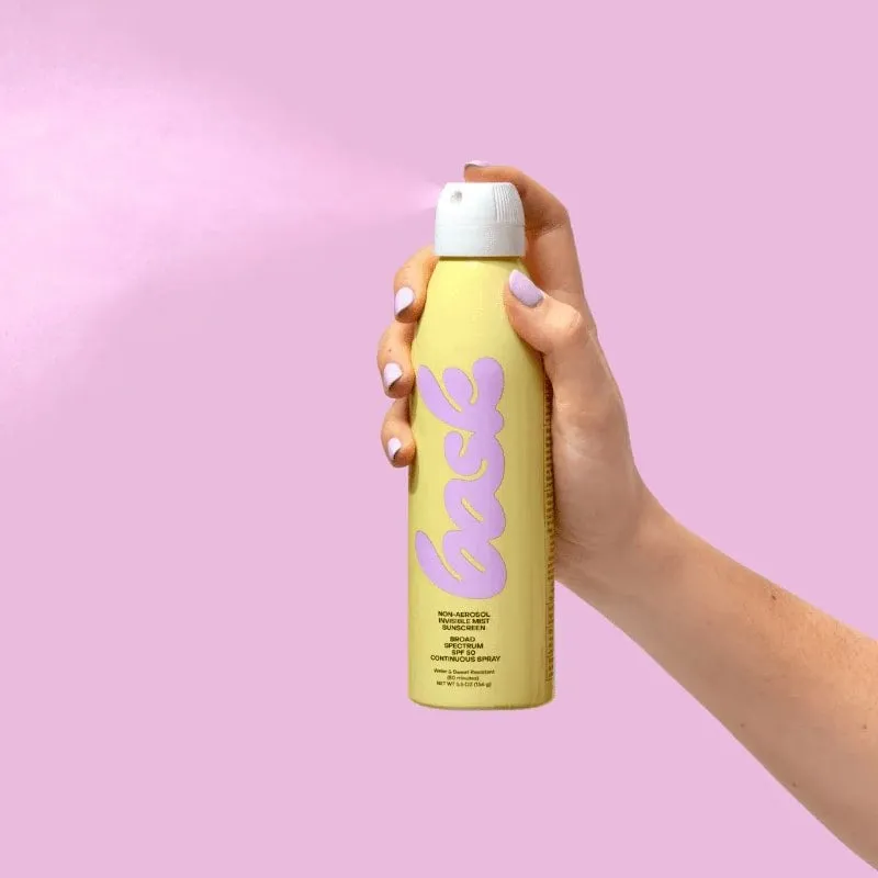 Non-Aerosol Invisible Mist Sunscreen Continuous Spray SPF 50