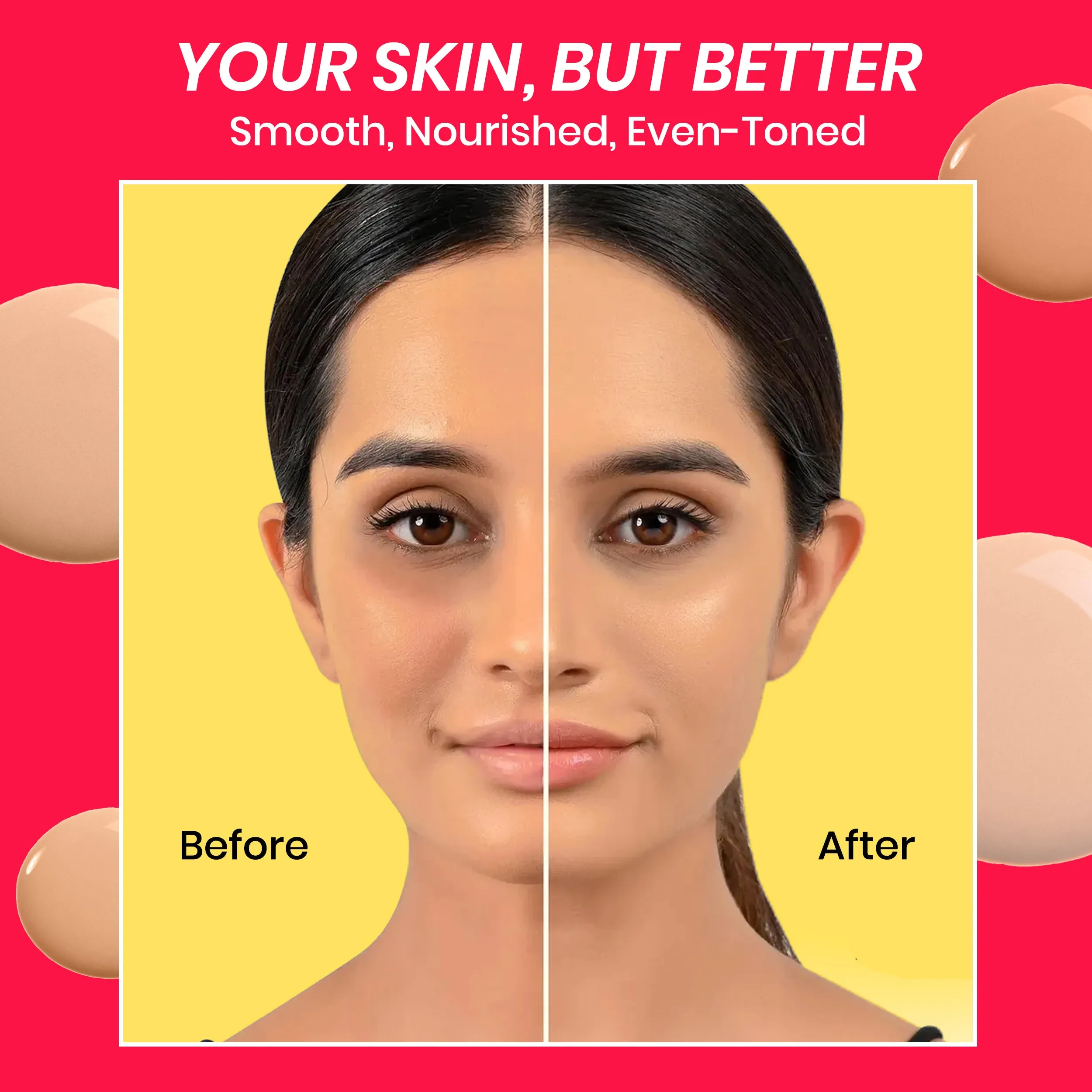 NY Bae 3IN1 Serum Foundation - Cool Mocha 08 (30 ml) | Infused with Primer | Moisturising I Glowing Korean Skin I Celeb Glow | Dewy Makeup | Evens Skin Tone | Ultra Glow