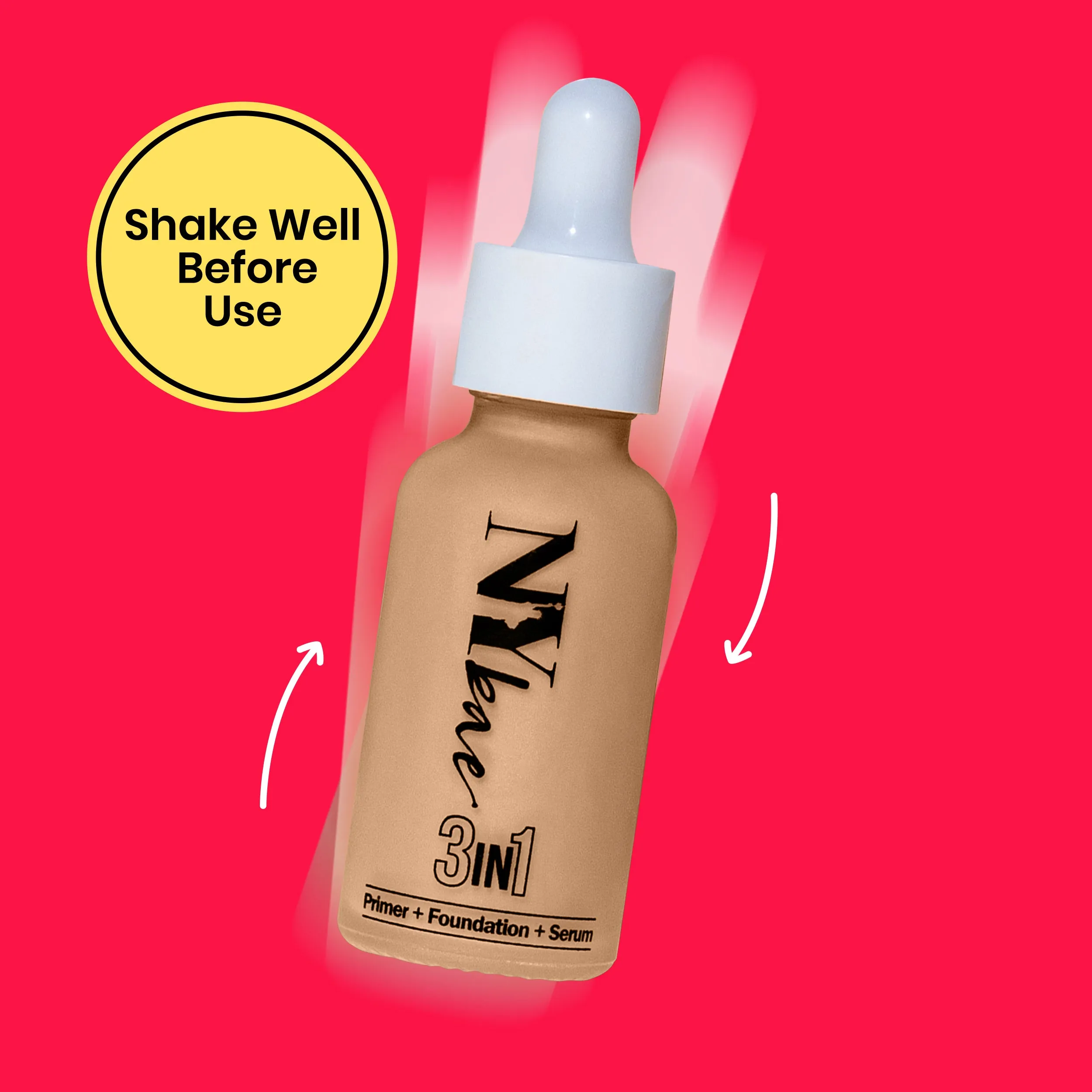 NY Bae 3IN1 Serum Foundation - Cool Pearl 10 (30 ml) | Infused with Primer | Moisturising I Glowing Korean Skin I Celeb Glow | Dewy Makeup | Evens Skin Tone | Ultra Glow