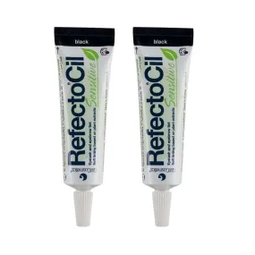 RefectoCil Sensitive Black Eyebrow and Eyelash Dye Black 15 ml 2 Pack